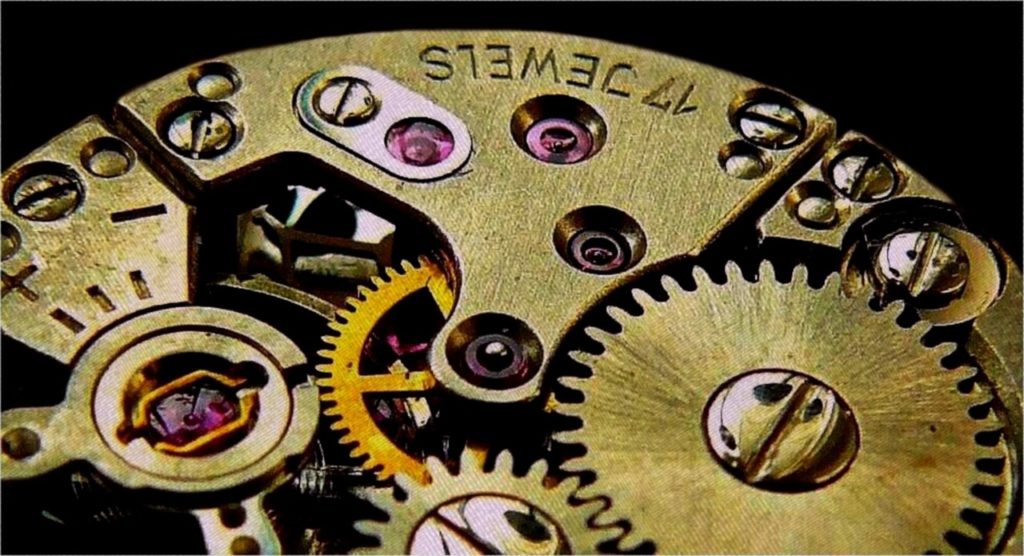 clock, movement, gears