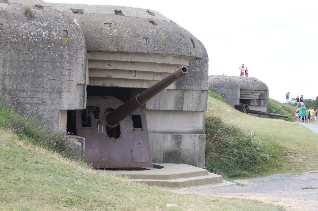 france, normandy, bunker