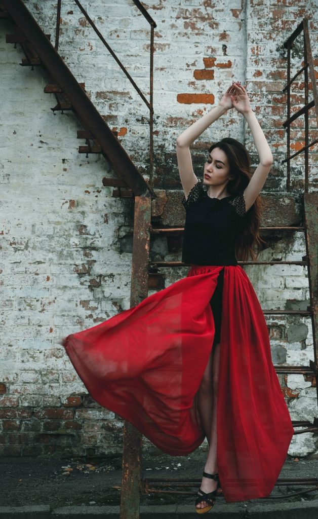 young woman, dress, red-1327683.jpg